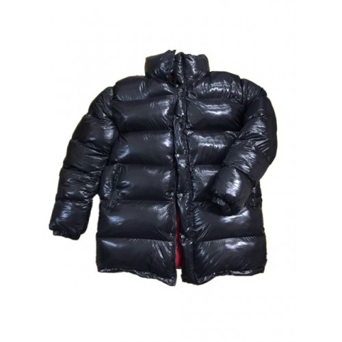Unisex glossy nylon wet look winter jacket overfilled down jacket M ...